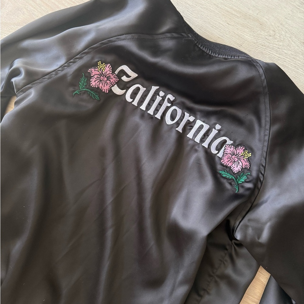 Stussy Black Bomber Jacket XS - Picture 3 of 4